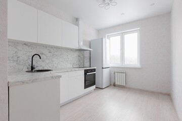 unfurnished house or apartment in bright colors