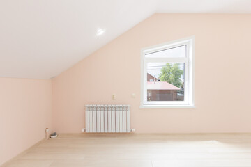 unfurnished house or apartment in bright colors