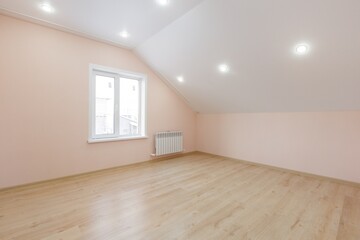 Fototapeta premium unfurnished house or apartment in bright colors