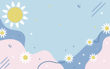 Abstract background poster floral. Good for fashion fabrics, postcards, email header, wallpaper, banner, events, covers, advertising, and more. Valentine's day, women's day, mother's day background. 