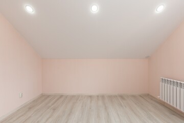 unfurnished house or apartment in bright colors