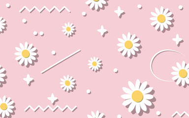 Abstract background poster floral. Good for fashion fabrics, postcards, email header, wallpaper, banner, events, covers, advertising, and more. Valentine's day, women's day, mother's day background.