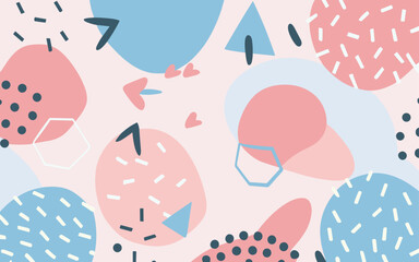 Abstract background poster floral. Good for fashion fabrics, postcards, email header, wallpaper, banner, events, covers, advertising, and more. Valentine's day, women's day, mother's day background.