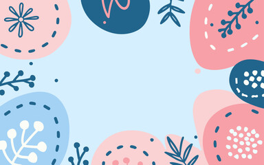 Abstract background poster floral. Good for fashion fabrics, postcards, email header, wallpaper, banner, events, covers, advertising, and more. Valentine's day, women's day, mother's day background.