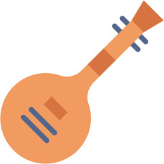 Sitar vector design .svg