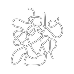 Simple Maze Element For Kids