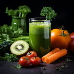 vegetable juice healthy drink.