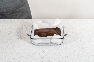 Chocolate fudge with peanut butter swirl