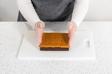 Caramel fudge