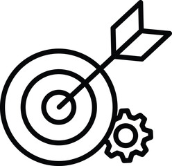 goal target icon vector