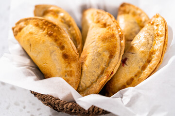Sweet Cherry Empanadas in Air Fryer
