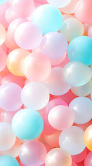 Colorful balloons background - obrazy, fototapety, plakaty