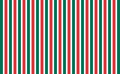 Red and green stripes Christmas pattern.