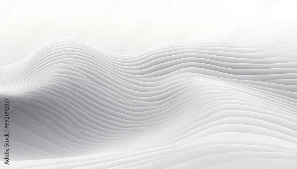 Poster abstract white seamless wave texture pattern background in monochromatic white color scheme