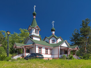 Ascension Church in the town of Pitkyaranta, Republic of Karelia, Russia - 692092881