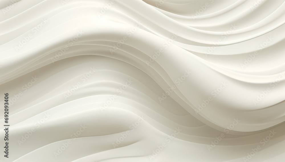Poster abstract seamless white monochromatic wave texture pattern background for design and decoration