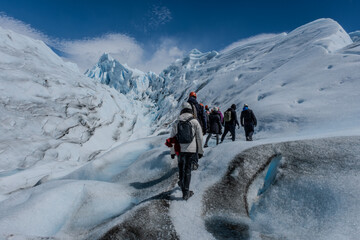 Glacier Perito Moreno. Beautiful landscape in Los Glaciares National Park, El Calafate, Argentina