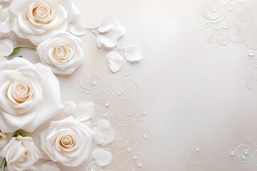 Obraz na płótnie Canvas Wedding background. Luxurious background design. In delicate shades. Postcard design, Banner, invitation, Website.