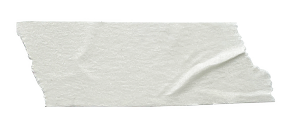 white sticker paper tape washi tape high quality isolated	