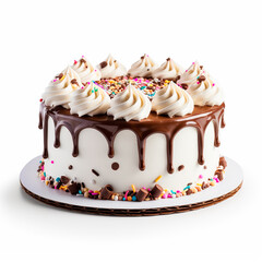 photo of a chocolate birthday cake