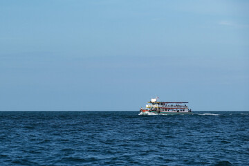 Ship boat in sea