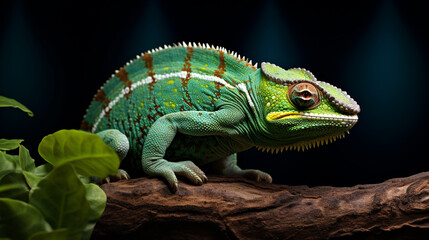 Obraz premium chameleon on a branch