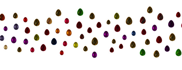 colorful easter eggs