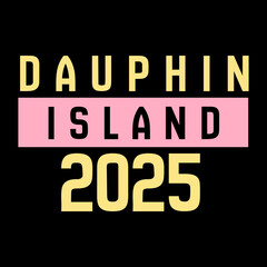 Fototapeta na wymiar dauphin island 2025 svg