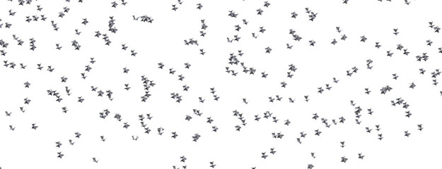 Enchanted Galaxy: Experience the Splendor of a 3D Gold Stars Shower