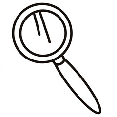 vector magnifying glass