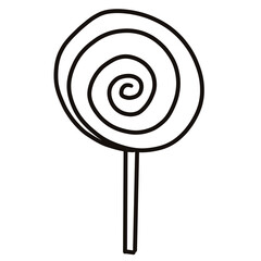 lollipop isolated on white background