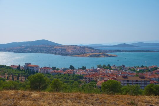 view of the city of ayvalik cunda country