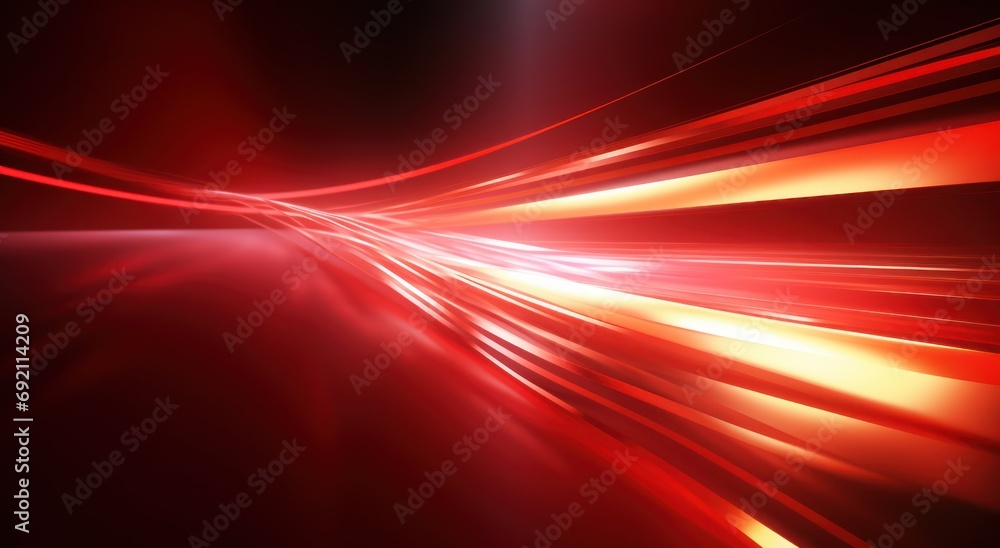 Poster a black background with red and yellow lines and a black background with red and yellow lines and a 
