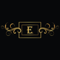 Creative Initial letter E logo design with modern business vector template. Creative isolated E monogram logo design