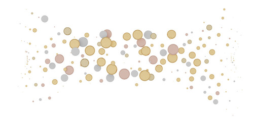 Enchanting Delight: Spectacular 3D Illustration Showcasing Enchanting gold Confetti
