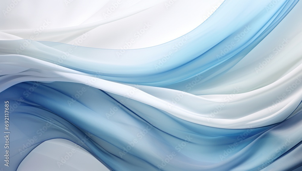 Poster a close up of a blue and white background with a wavy design on the bottom of the image and bottom o