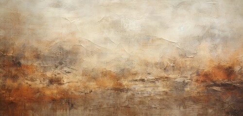 Fototapeta na wymiar A textured wash of earthy colors, reminiscent of natural landscapes and textures.