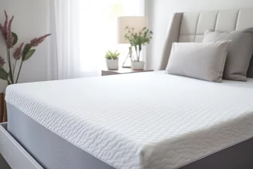 Foto op Plexiglas Close-up of foam mattress in bed © Lubos Chlubny