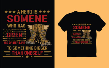 Veterans design independence day quotes typography vector