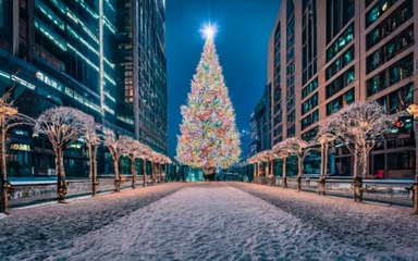  Beautiful Christmas atmosphere in new york city © Amir