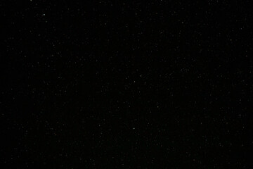 black night sky and stars