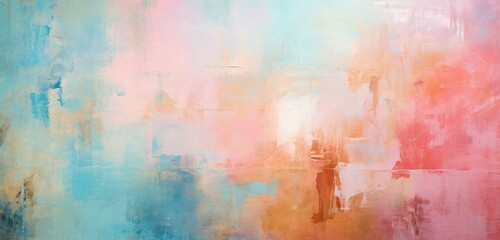 Background created using hand-painted abstraction. On canvas, acrylic brush strokes. Current art. Watercolor brushstrokes with grunge. Modern art with a retro feel. Background texture of canvas. - obrazy, fototapety, plakaty