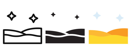 Desert icon