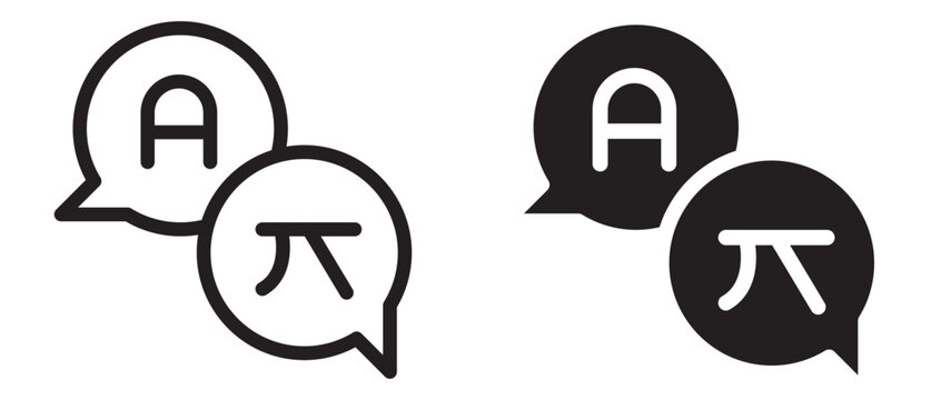 Language translate icon