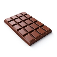 Fototapeta premium 3D Chocolate Bar Icon on White Background