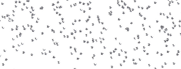 XMAS stars background, sparkle lights confetti falling. magic shining Flying christmas stars on night