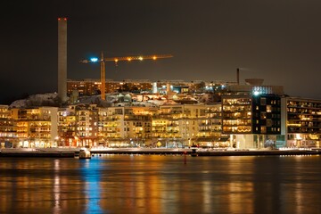 Modern apartment buildings in Stockholm - Sweden