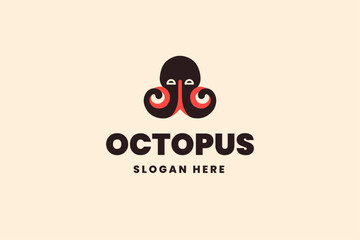 octopus logo, animal vector, business brand