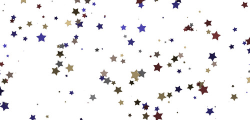 Enchanting 3D Gold Stars Rain: A Celestial Delight for the Eyes