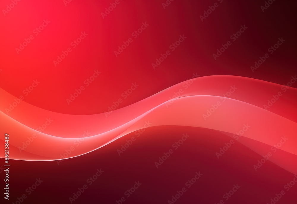 Poster a close up of a red and black background with a wave of light coming out of the top of it.
